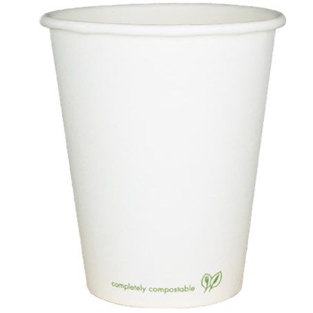 VASO CARTON BLANCO BIO 6onzas PARA BEBIDAS CALIENTES