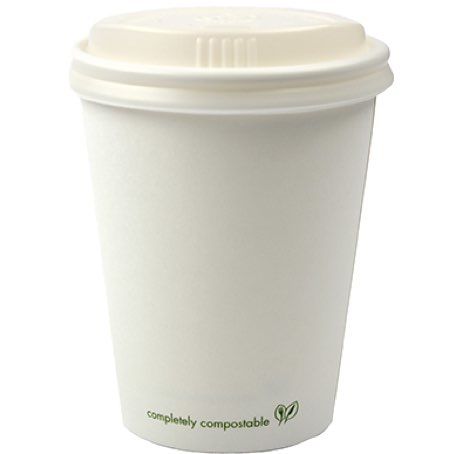 VASOS CARTON BLANCOS BIO 6onzas PARA BEBIDAS CALIENTES
