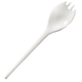 CUCHARA/TENEDOR BIOPLASTICO RCPLA BLANCO 127mm