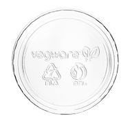 TAPA BIOPLASTICO PLA TRANSPARENTE PARA TARRINA DE 2-4onzas DIAM.70mm CF7057-CF7056-CF7054