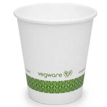 VASOS CARTON BLANCOS BIO 6onzas PARA BEBIDAS CALIENTES