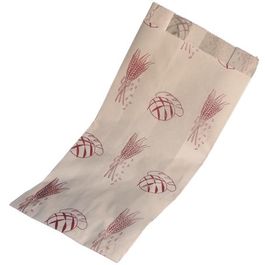 BOLSA PAPEL CELULOSA BLANCA 14+6X30cm PARA PANADERIA Y BOLLERIA +AL AZUL