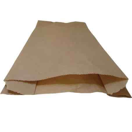 BOLSA PAPEL KRAFT MARRON ANONIMA 25+9X35cm 35gr PARA PANADERIA, BOLLERIA Y CHURROS