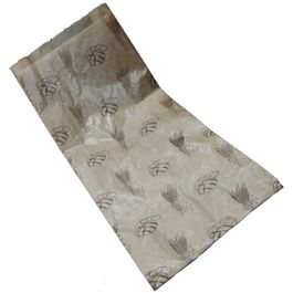 BOLSA PAPEL KRAFT MARRON 20+9X54cm PARA PANADERIA Y BOLLERIA 4BARRAS +AL AZUL