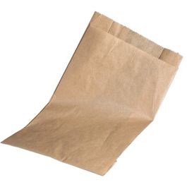 BOLSA PAPEL KRAFT PANADERIA Y BOLLERIA MARRON ANONIMA 14+6X23cm