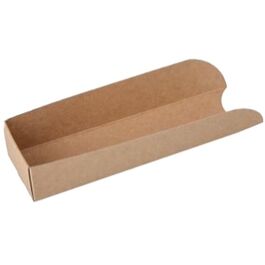 BANDEJA PERRITO (HOT-DOG) CARTONCILLO KRAFT 176X42X40mm