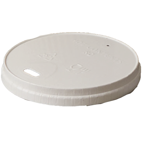 TAPAS PAPEL BLANCAS ALTAS CON AGUJERO 90mm PARA VASO CUP012,SUS012 Y SUS112