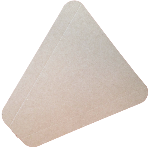 CUAS/BANDEJAS CARTON KRAFT 230X162X25mm PARA PORCION PIZZAS, TARTAS, BOLLERA