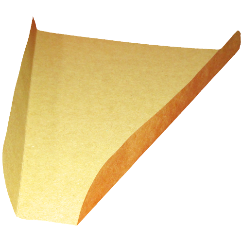 CUÑA/BANDEJA CARTON KRAFT 230X162X25mm PARA PORCION PIZZAS, TARTAS, BOLLERÍA