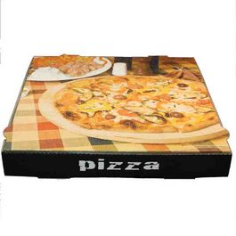 CAJAS CARTON CUADRADAS 330X330X45mm PARA PIZZAS