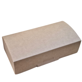 CAJA fondo automático FOLDING 270gr KRAFT CON INTERIOR BLANCO 200X100X50mm