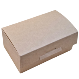 CAJA fondo automático FOLDING 270gr KRAFT CON INTERIOR BLANCO 180X110X80mm