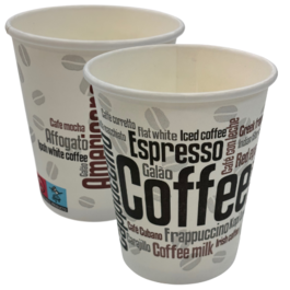 VASO PAPEL DISEÑO COFFEE 266ml 8/9onzas PARA BEBIDAS CALIENTES, CAFE