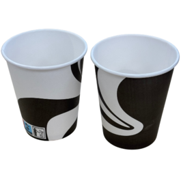 VASO PAPEL DISEÑO ESTANDAR ONDAS 266ml 8/9onzas PARA BEBIDAS CALIENTES, CAFE