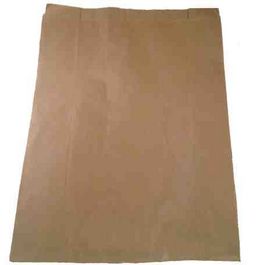 BOLSA PAPEL KRAFT MARRON ANONIMA 30+9X39cm PARA PANADERIA, BOLLERIA Y CHURROS