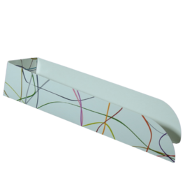 BANDEJA PERRITO (HOT-DOG) CARTONCILLO FOLDING FONDO BLANCO 176X42X40mm